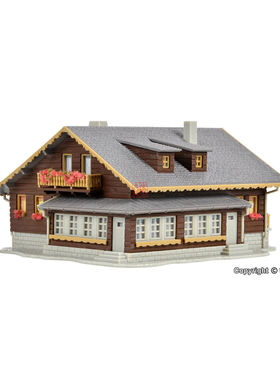 久安铁道建筑模型1:160N比例 VOLLMER 47745山区传统木质结构房屋