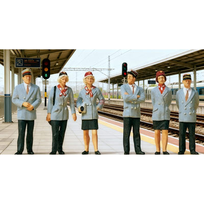 久安铁道 仿真微缩小人 1:87 PREISER 10491 比利时铁路列车员