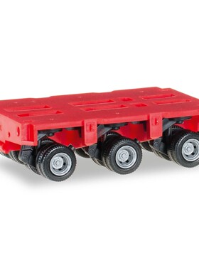 Herpa成品拖车1:87 053501-002Goldhofer THP-SL三轴拖车每盒2辆