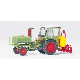 久安铁道 汽车模型 1:87 PREISER 17933 农场拖拉机 带喷淋器