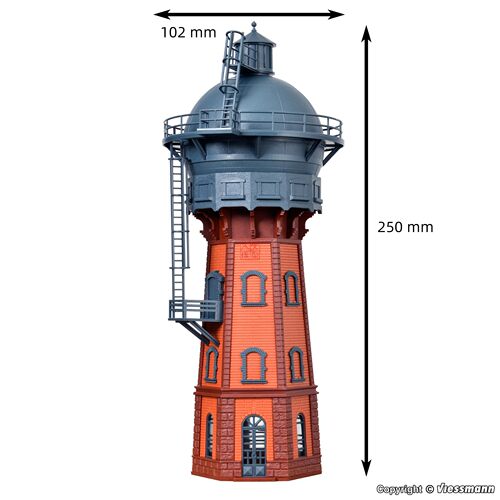 久安铁道沙盘建筑模型1:87 HO比例VOLLMER 45710 多特蒙德水塔