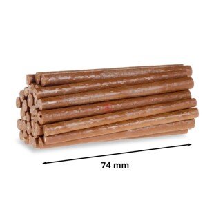 Herpa拼装模型1:87 053839 仿真木材 2个规格共40根 每根长74mm