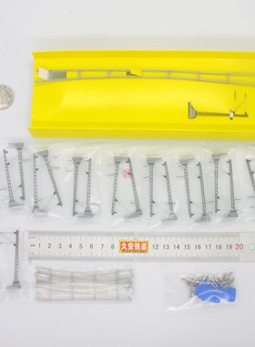 久安铁道N比例1:160 VIESSMANN 4300接触网标准支柱 22立柱+网线