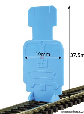 1:160N比例模型VIESSMANN 4396 接触网架设辅助配件 高度模拟标尺