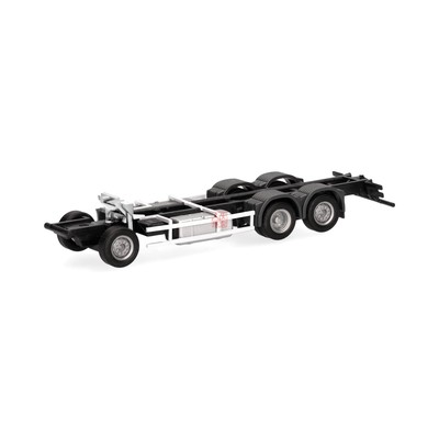 Herpa拼装卡车 1:87 085939 斯堪尼亚Scania 厢式卡车三轴底盘2套