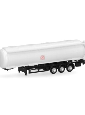 Herpa拼装卡车N比例1:160 086141 三轴油罐拖车 含2套