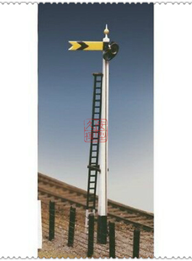 PECO沙盘场景建筑模型RATIO 461 铁路老式摇臂信号灯 黄色标