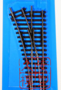 PECO 专业火车轨道 CODE100 ST-241 2号半径 左向直岔 绝缘