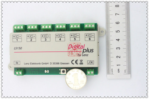 LENZ 火车模型数码DCC 11150 LS150六通道道岔解码器+中文说明书