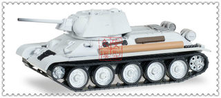 军事Herpa Military 1:87 745550 T34坦克76mm 1943/1944列宁格勒