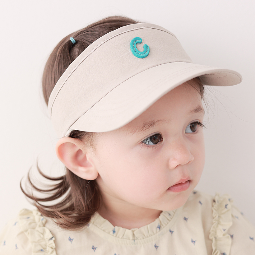 韩国宝宝防晒帽子夏季薄款儿童空顶遮阳帽婴童鸭舌帽幼儿园太阳帽