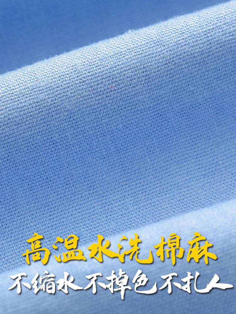 SPRING AND AUTUMN TANG DYNASTY MENS RETRO CHINESE STYLE MENS ETHNIC STYLE ELASTIC LINEN SUIT COTTON AND LINEN TWO-PIECE BUDDHIST MENS WEAR