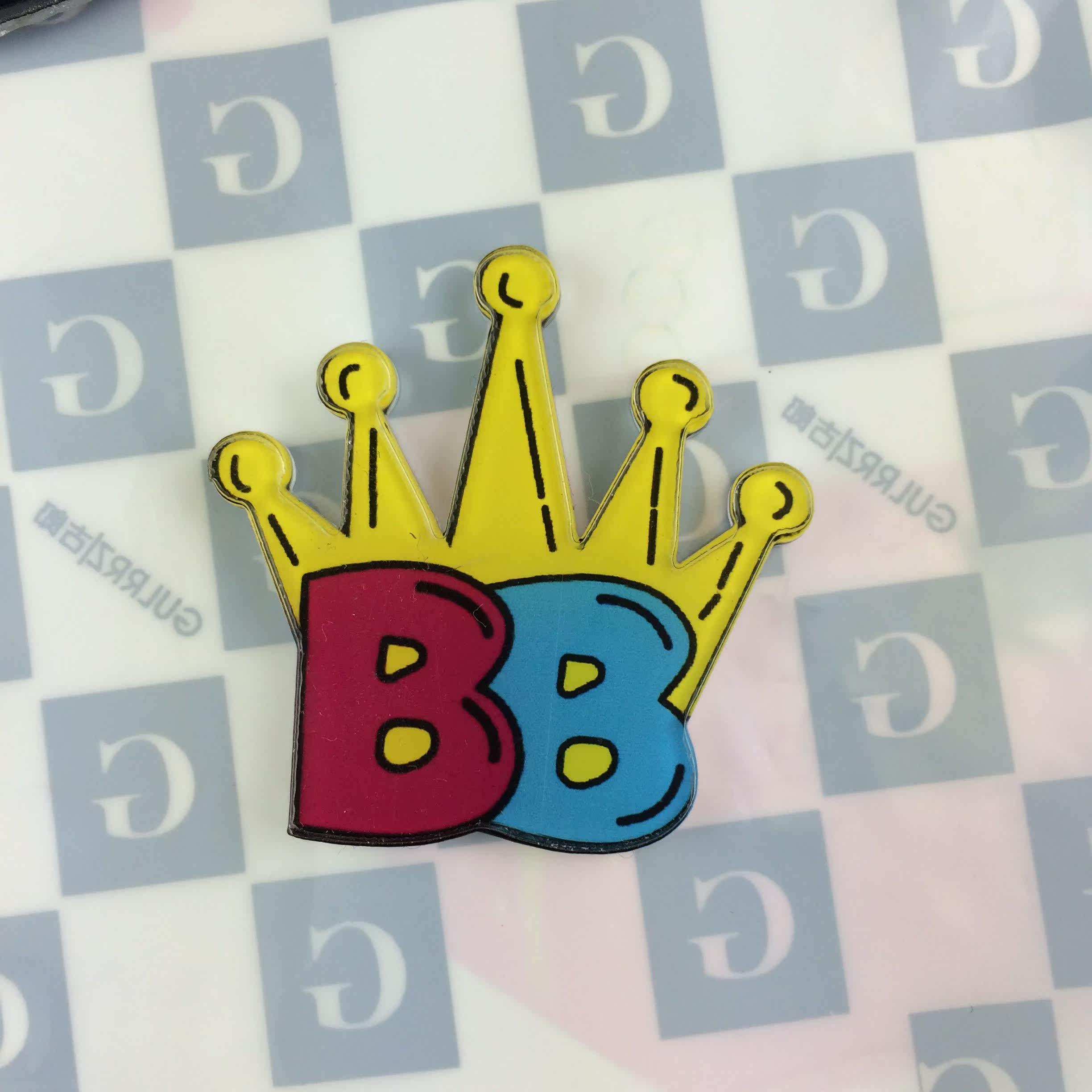 Broche femme en plexiglas - Ref 1183845 Image 5