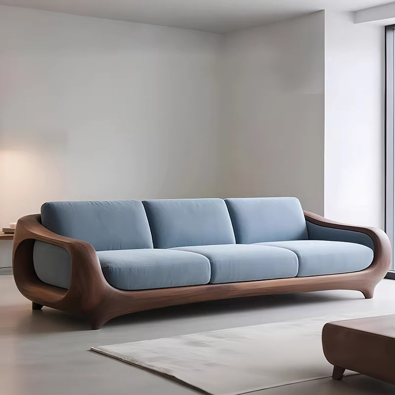 2026新款新中式风全实木沙发民宿酒店家具黑胡桃白蜡木办公室定制,住宅家具,实木沙发,淘宝优惠券,粉丝福利购,淘宝优惠卷