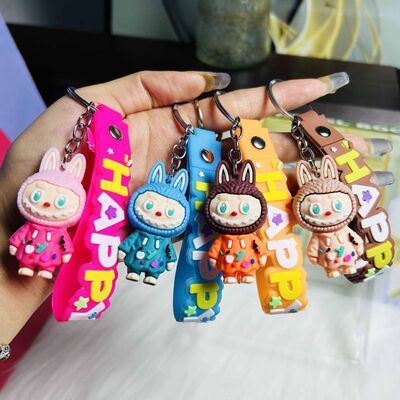 可爱拉布布丑萌公仔小挂件钥匙扣