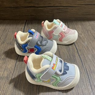 冬款几米熊棉鞋婴幼儿机能鞋宝宝童鞋二棉保暖男女运动学步鞋0-2