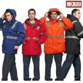 棉衣男士 耐固男士 冬季 棉袄户外反光棉服加厚防寒保暖工作服男