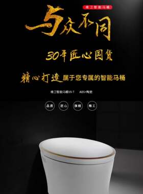 维卫智能马桶V9-T大座圈恒温一体式全自动即热座圈加热清洗坐便器