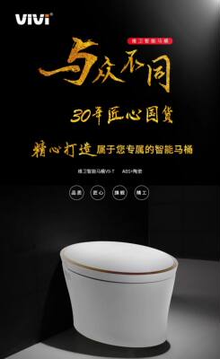 维卫智能马桶V9-T大座圈恒温一体式全自动即热座圈加热清洗坐便器