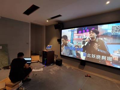 案例：万源未来城市EPSON爱普生TW7000 5.1.2影院JBL 4.0卡拉OK