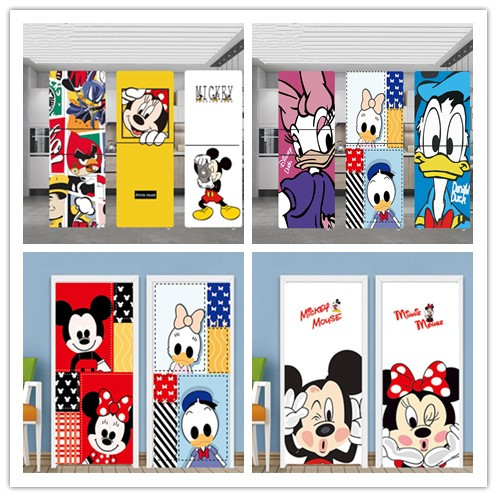 电梯玻璃衣柜米老鼠宿舍贴画防水