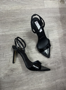 出口外贸原单   夏季新款  一字带高跟鞋细跟凉鞋35-37.5码