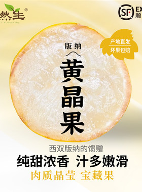 顺丰包邮云南西双版纳黄晶果