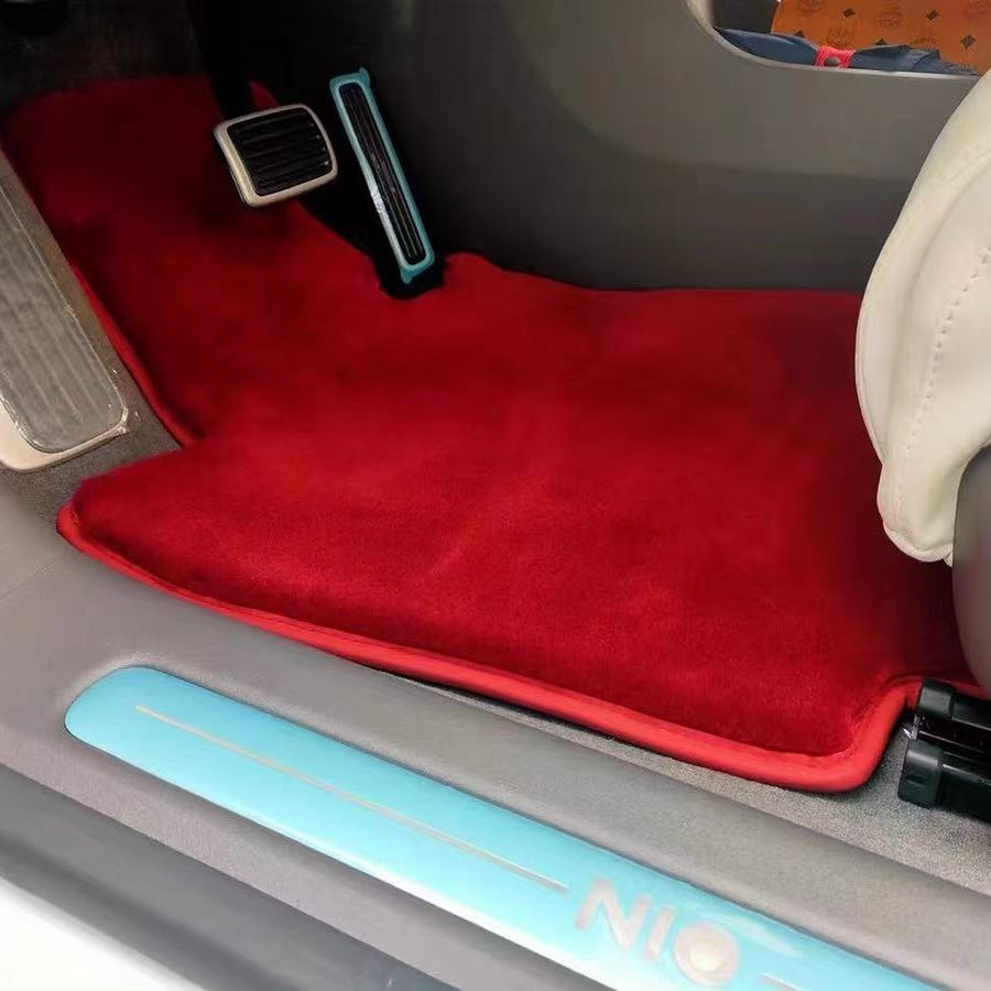 奔驰E260LE300L仿羊毛脚垫