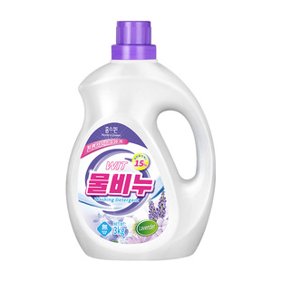 韩国品牌虹丝克润薰衣草香洗衣液3kg无磷护手留香持久留香紫色