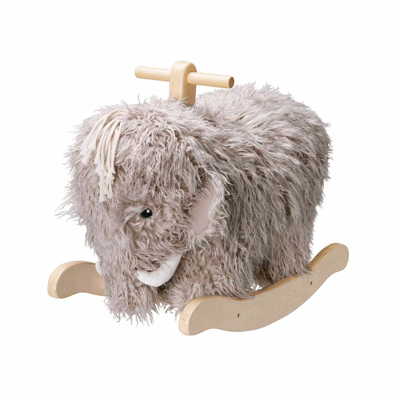 Y 瑞典猛犸象摇摇马木质玩具长毛绒摇椅坐骑 Kid's Concept