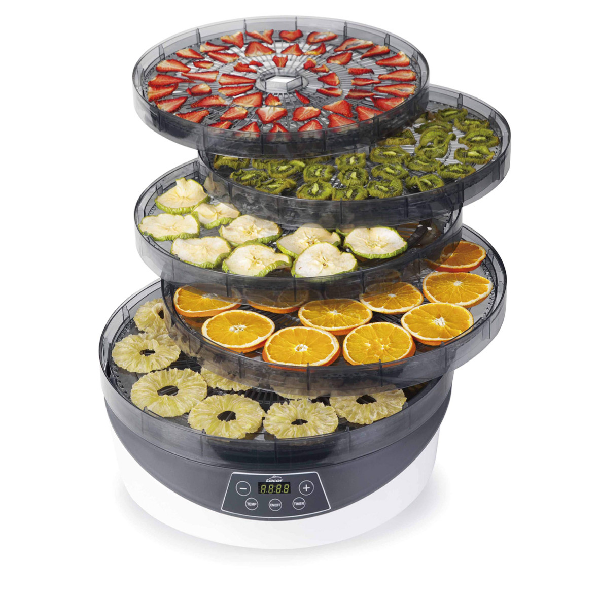 德国进口Loco食物水果蔬菜温控3层金属网格脱水烘干器酸奶机