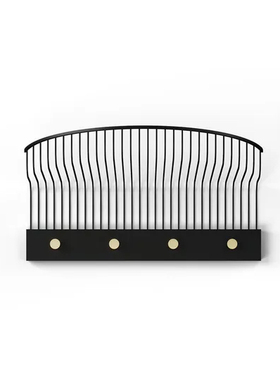 Lunett hat rack Black kl 壁挂帽子架手套架置物架