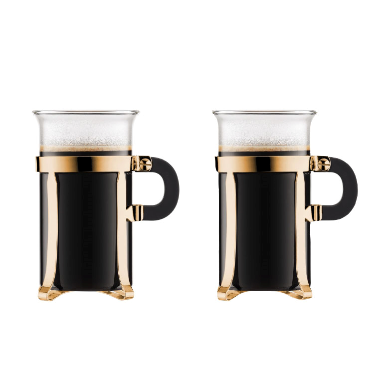 现 Mudo  茶杯咖啡杯对装 Chambord glass with stand