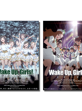 Wake Up Girls 超越深限 青春之影 日本院线宣传官方海报dm2015年