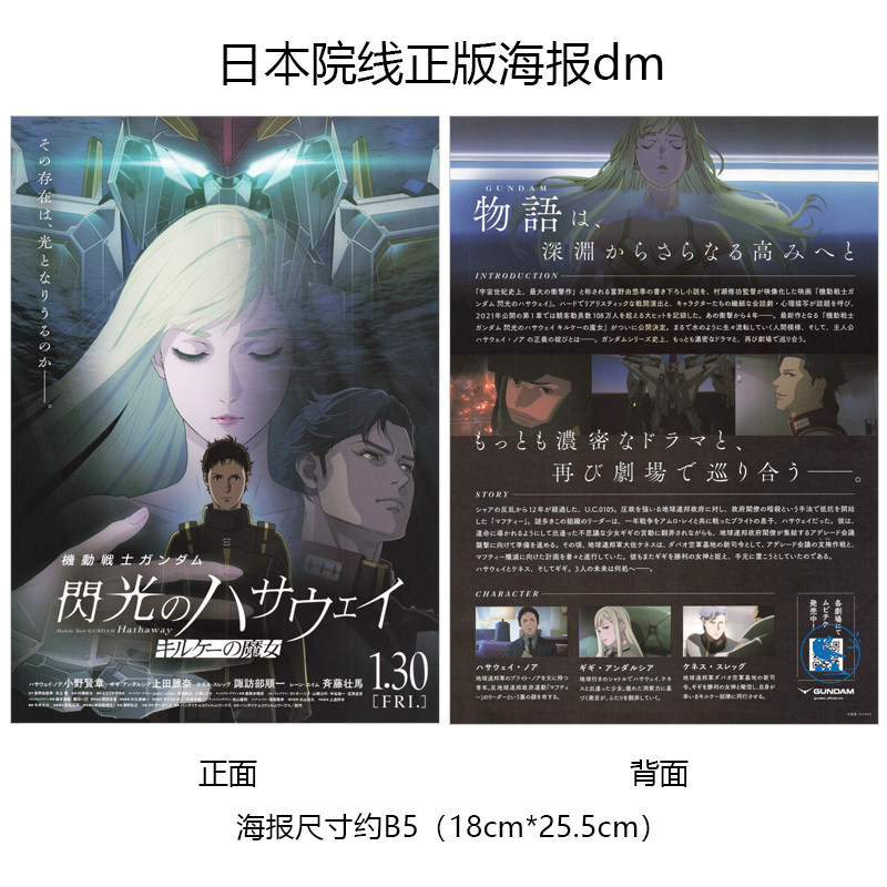 机动战士高达闪光的哈萨维海报dm