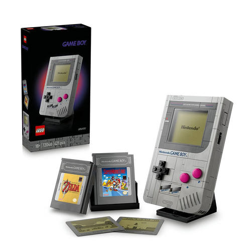 乐高同款72046超级马力欧GameBoy游戏机模型女孩拼装积木玩具礼物
