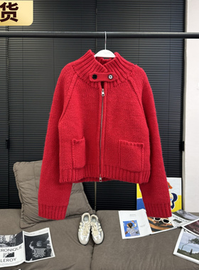 现货//VC谁会拒绝发财红粗棒毛衣 RZ244026