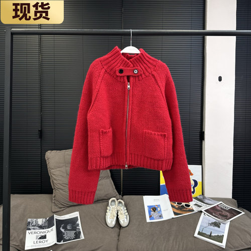 现货//VC谁会拒绝发财红粗棒毛衣 RZ244026