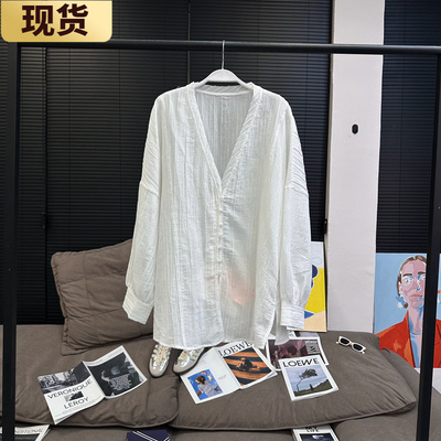 MX60支苎麻冰感开衫天然肌理