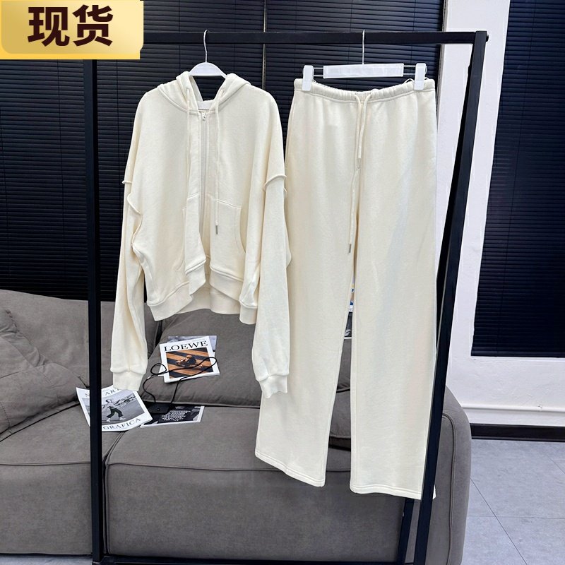 【现货】MS巴斯克少女运动套装舒适百搭休闲裤卫衣新款外套女,女装/女士精品,时尚套装,淘宝优惠券,粉丝福利购,淘宝优惠卷