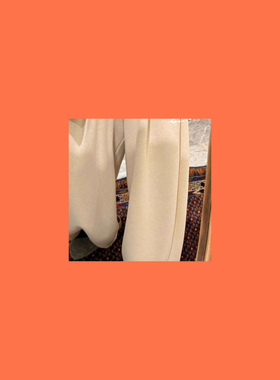 MX 480g醋酸羊毛双面细织抗皱抗起球加厚松紧阔腿裤休闲裤女