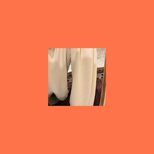 女 休闲裤 480g醋酸羊毛双面细织抗皱抗起球加厚松紧阔腿裤