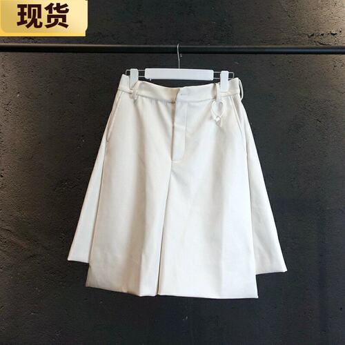 高腰显瘦百搭复古五分裤