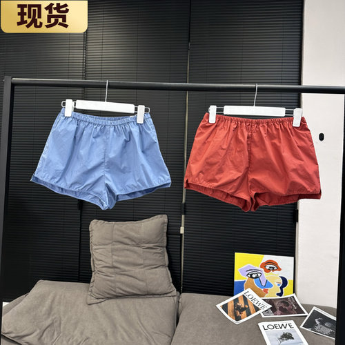 MS可爱花苞短裤灰蓝烂番茄显瘦