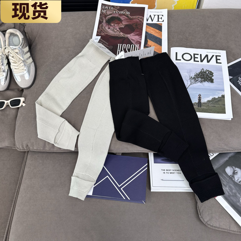 现货人鱼_秋冬氛围小tips菠萝纹肌理袜套百搭堆堆袜中筒袜