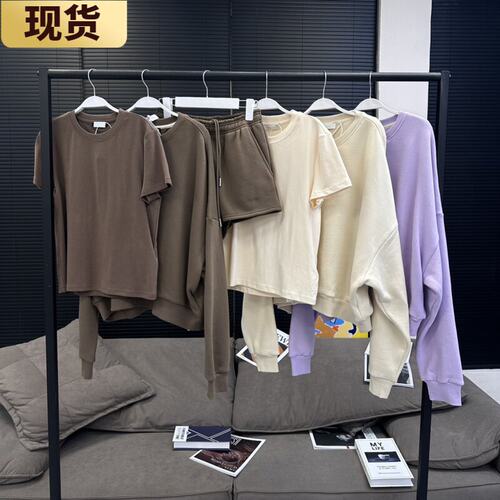 三色少女基础卫衣T套装