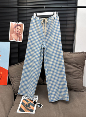 【出货中】蓝莓舒芙蕾格子裤 RK254266