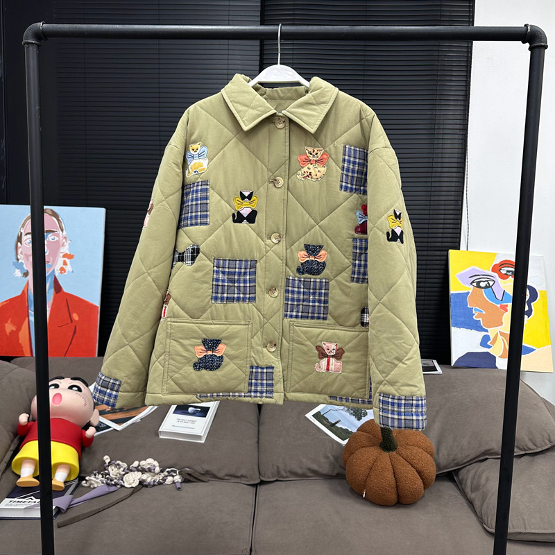 章章9/20 猫咪总动员重工贴布绣复古棉衣外套,女装/女士精品,汉服上装,淘宝优惠券,粉丝福利购,淘宝优惠卷