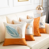 轻奢高档45x45沙发靠垫抱枕靠背垫罩抱枕套不含芯样板房客厅靠枕