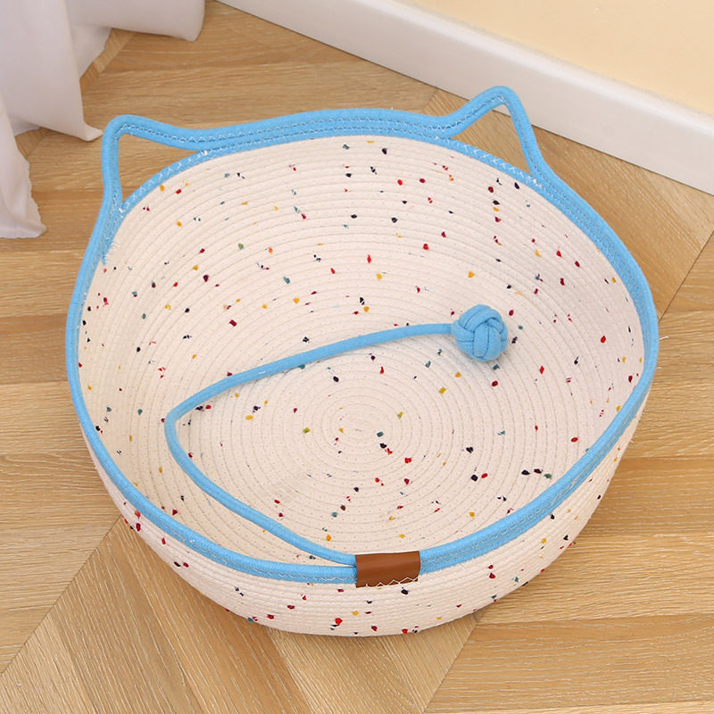 棉麻绳加厚冬季猫窝厂家直销保暖编织猫咪窝垫子,宠物/宠物食品及用品,猫窝/屋/帐篷/沙发,淘宝优惠券,粉丝福利购,淘宝优惠卷